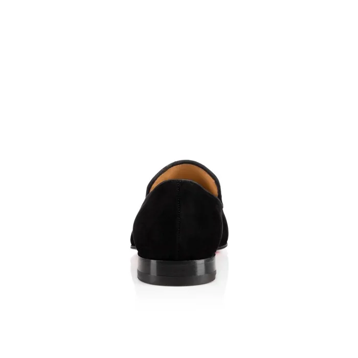 Men Dandelion Loafers 8211 Veau Velours 8211 Black Christian Louboutin Loafers and Moccasins