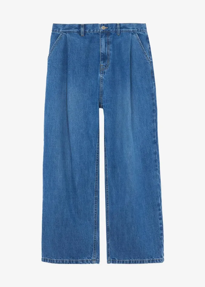 Men Drew Denim Pants 8211 Medium Wash The Frankie Shop Bottoms