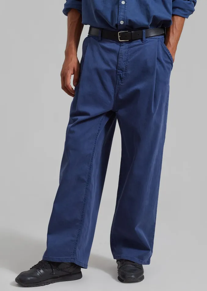 Men Drew Pants 8211 Blue The Frankie Shop Bottoms