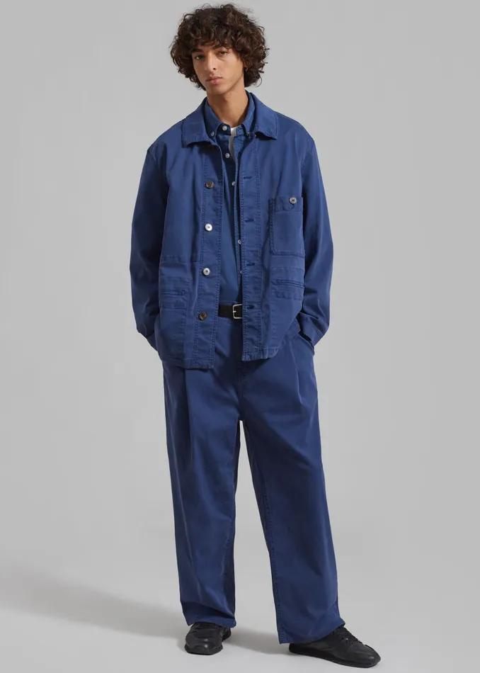 Men Drew Pants 8211 Blue The Frankie Shop Bottoms
