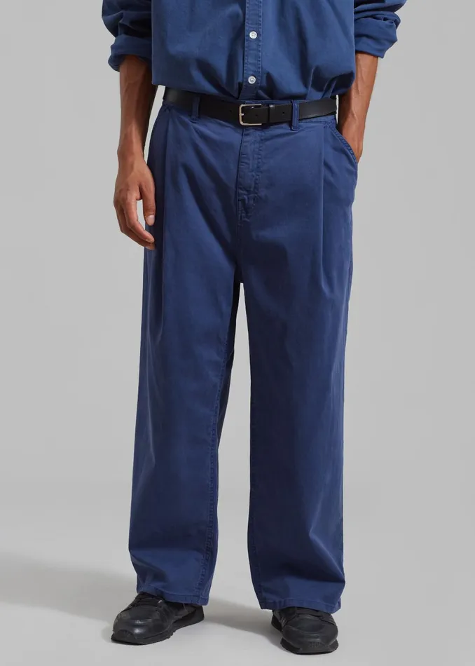 Men Drew Pants 8211 Blue The Frankie Shop Bottoms