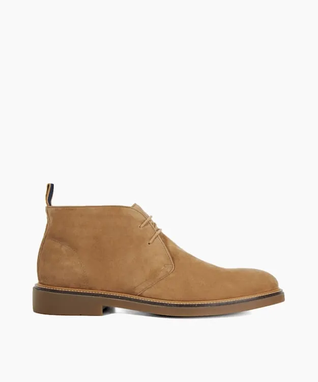 Men Dune London Casual Boots Round Toe Casual Lace Up Boots Neutral