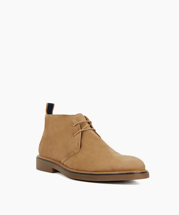 Men Dune London Casual Boots Round Toe Casual Lace Up Boots Neutral