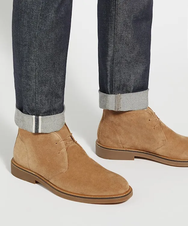 Men Dune London Casual Boots Round Toe Casual Lace Up Boots Neutral
