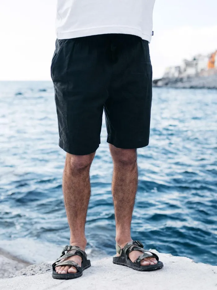 Men Eaton Shorts Black Finisterre Shorts