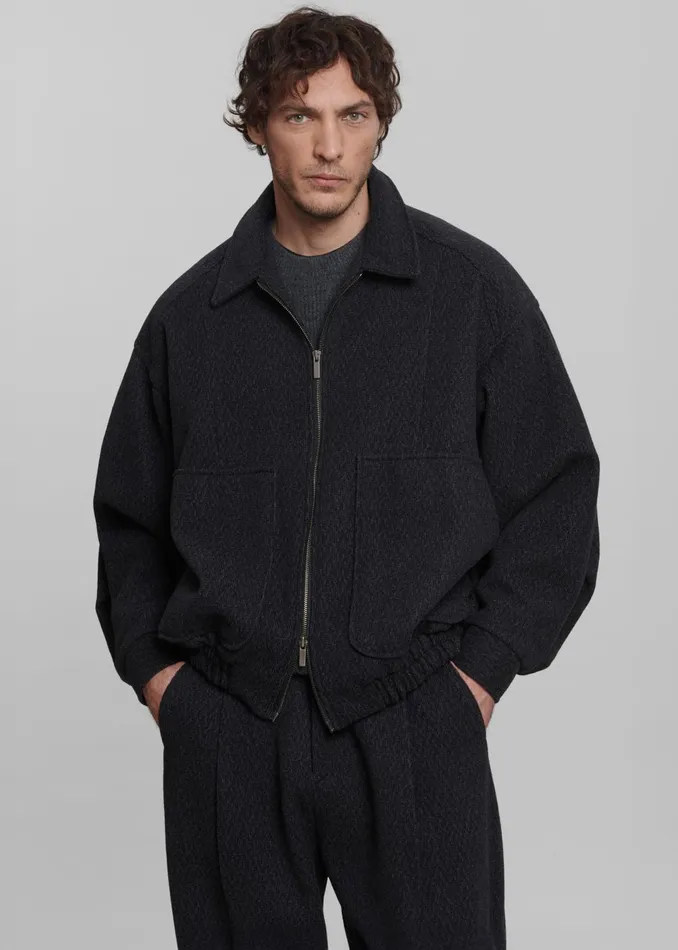Men Felix Jacket 8211 Charcoal The Frankie Shop Outerwear