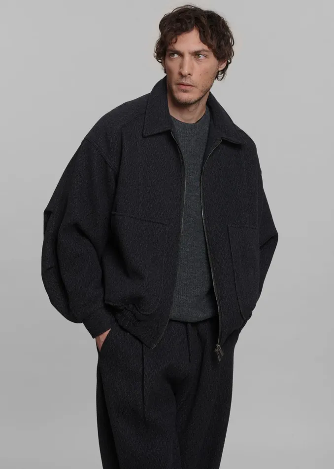 Men Felix Jacket 8211 Charcoal The Frankie Shop Outerwear