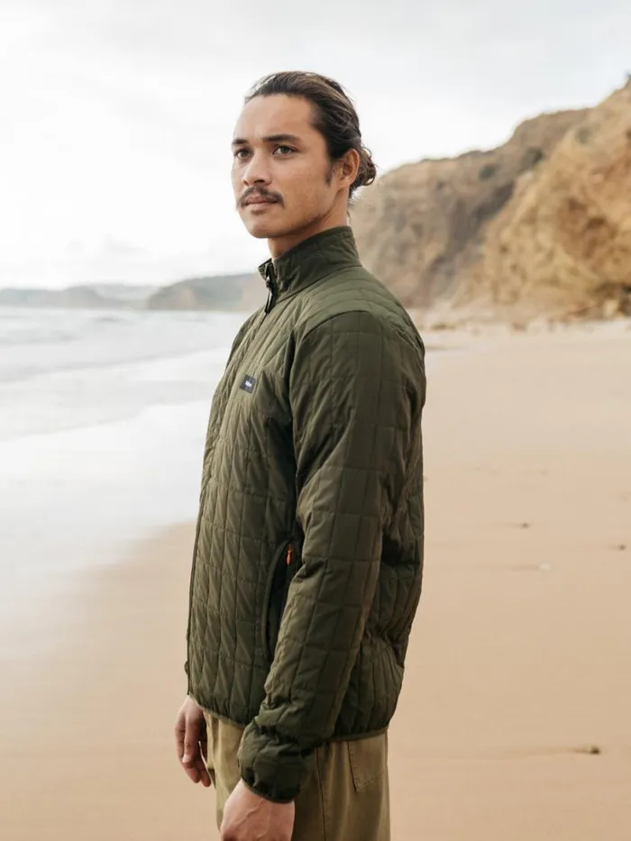 Men Firecrest Jacket Olive Finisterre Jackets Coats and Gilets