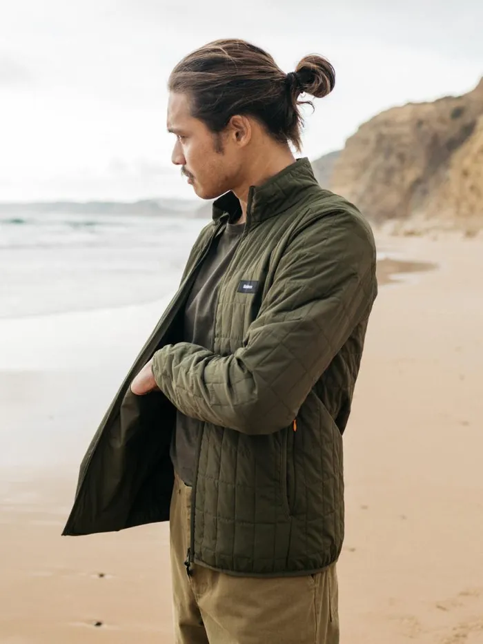 Men Firecrest Jacket Olive Finisterre Jackets Coats and Gilets