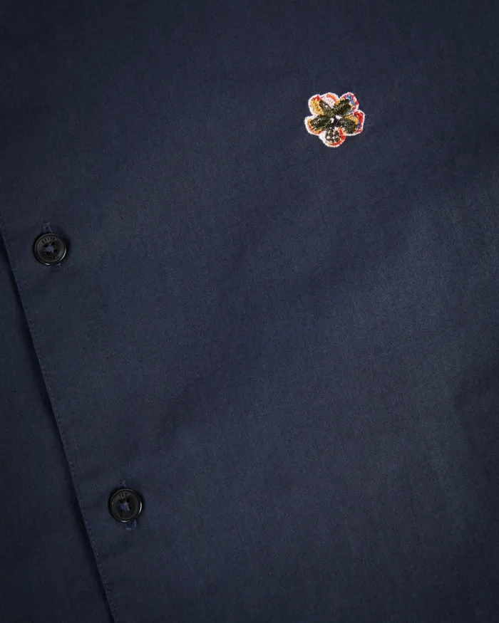 Men FONIK 8211 Poplin Shirt Navy Ted Baker Shirts