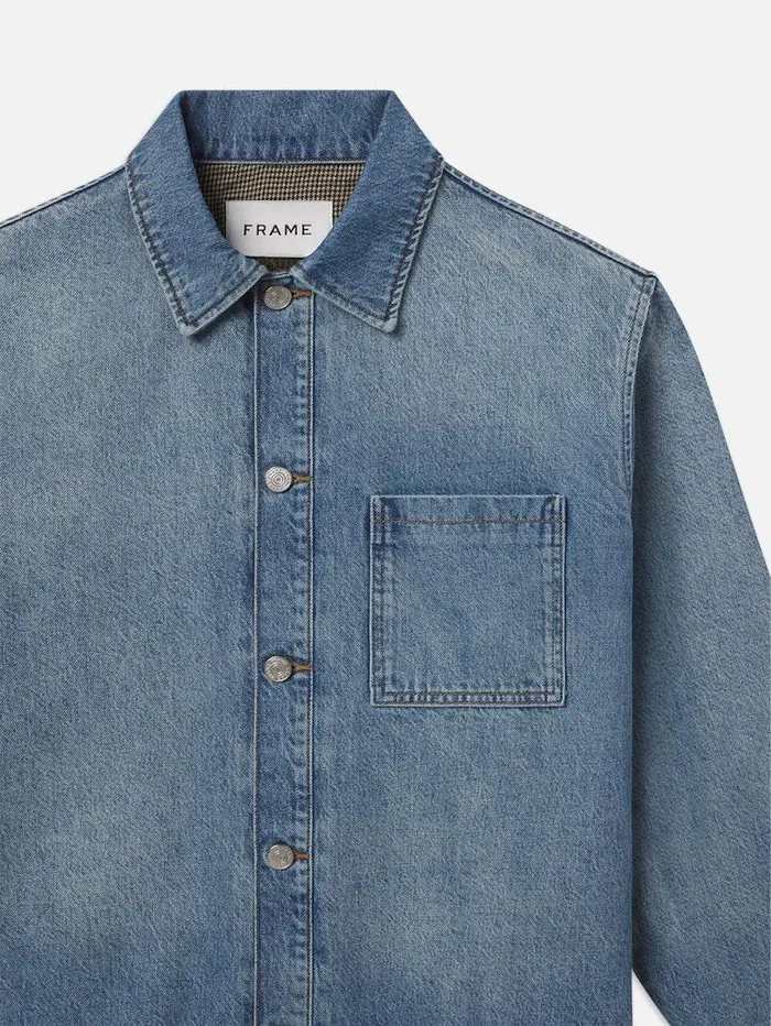 Men FRAME Denim Jackets Denim Shirt Jacket Men FRAME Denim Jackets Denim Shirt Jacket