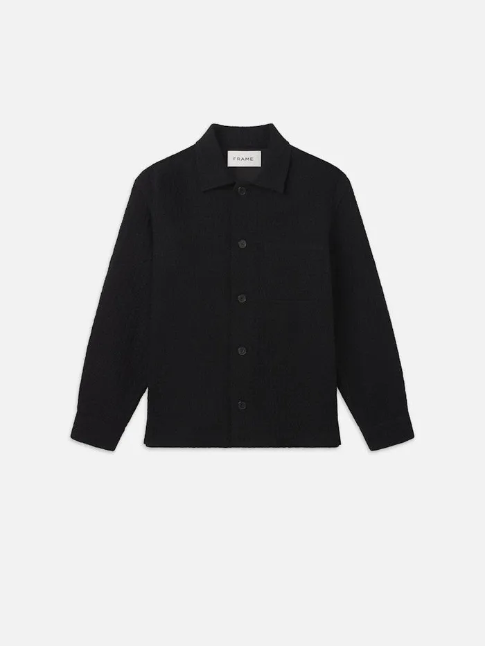 Men FRAME Jackets and Coats Textured Shirt Jacket
