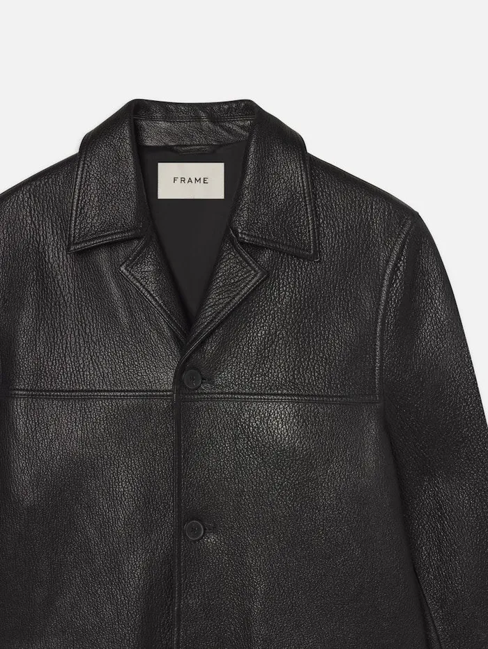 Men FRAME Leather and Suede Leather Jacket Men FRAME Leather and Suede Leather Jacket