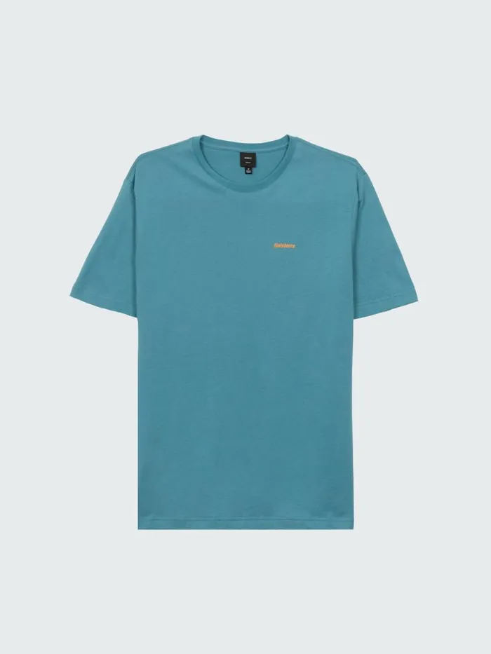 Men Harlyn Logo TShirt Ocean Storm Finisterre TShirts