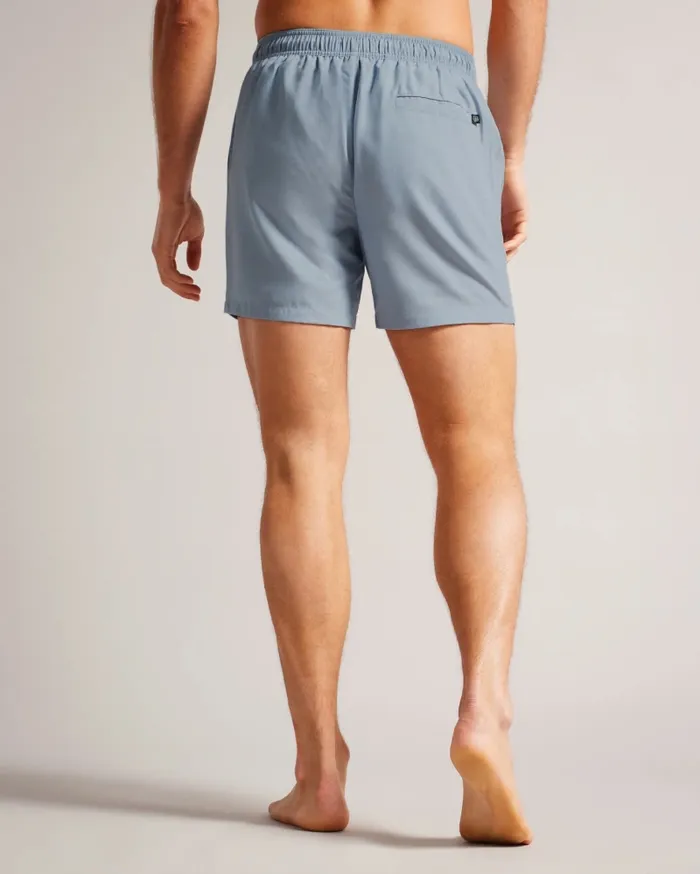 Men HILTREE 8211 Plain Swim Shorts Medium Blue Ted Baker Swimwear and Beachwear