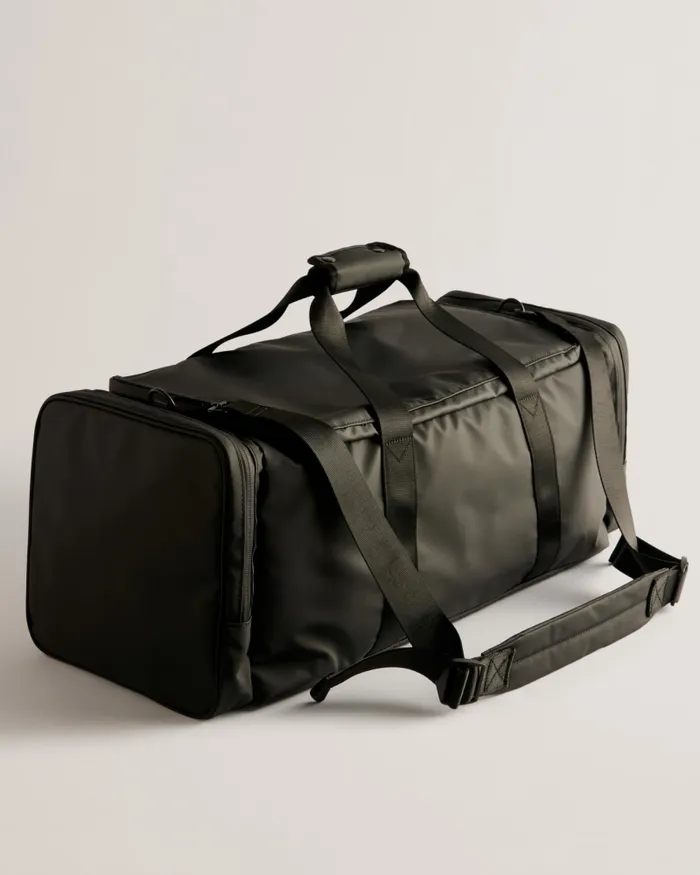 Men HYKE 8211 Rubberised Holdall Jetblack Ted Baker Holdalls and Weekend Bags
