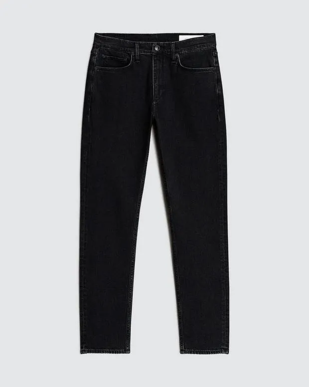 Men Jeans Rag and Bone Fit 2 Slim Fit Jean Authentic Stretch Denim Washed Black