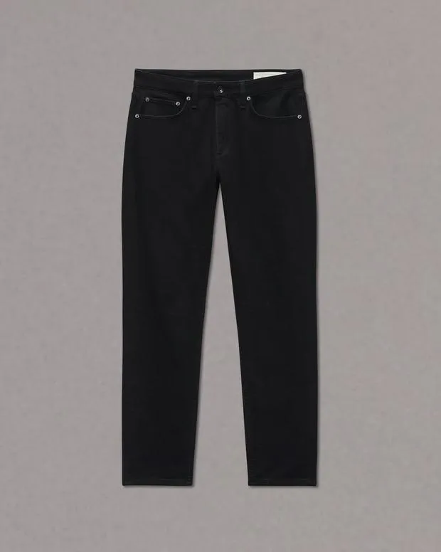 Men Jeans Rag and Bone Fit 3 Athletic Fit Jean Authentic Stretch Denim Black