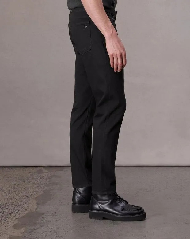 Men Jeans Rag and Bone Fit 3 Athletic Fit Jean Authentic Stretch Denim Black