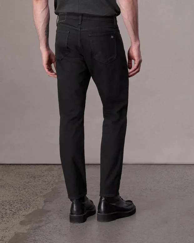 Men Jeans Rag and Bone Fit 3 Athletic Fit Jean Authentic Stretch Denim Black