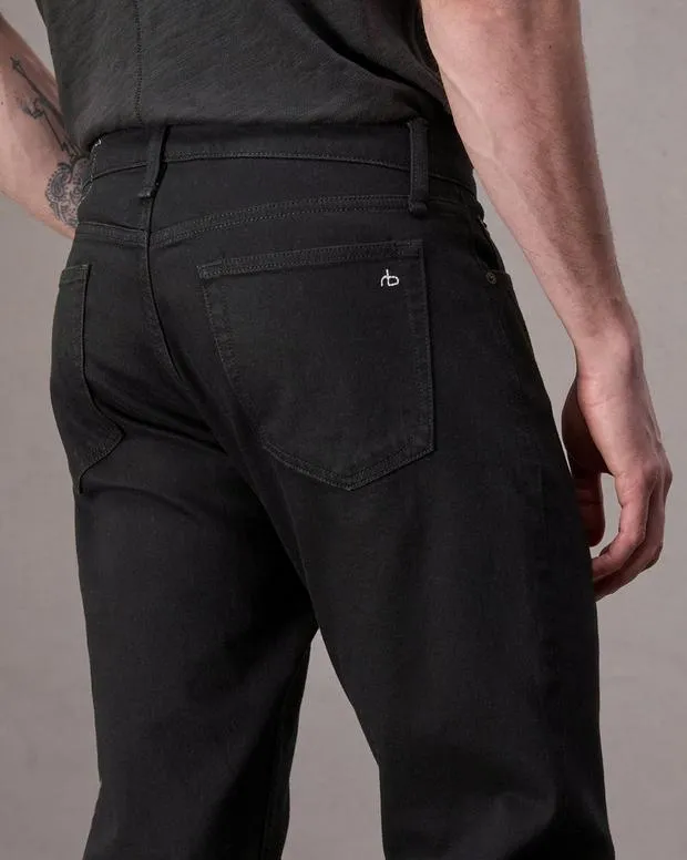 Men Jeans Rag and Bone Fit 3 Athletic Fit Jean Authentic Stretch Denim Black
