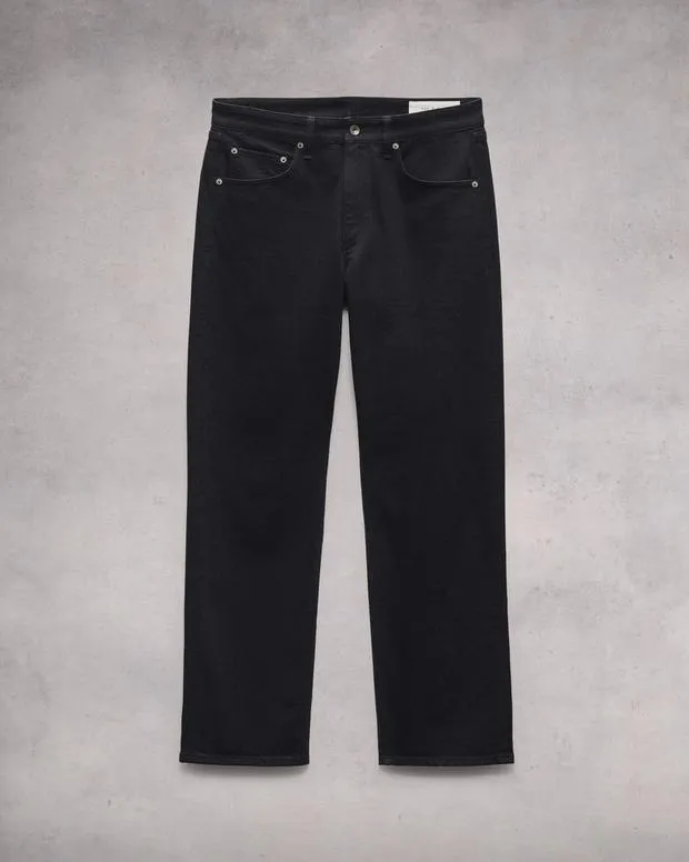Men Jeans Rag and Bone Fit 4 Straight Fit Jean Authentic Stretch Denim Black