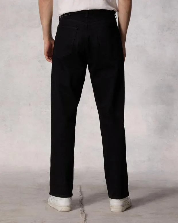 Men Jeans Rag and Bone Fit 4 Straight Fit Jean Authentic Stretch Denim Black