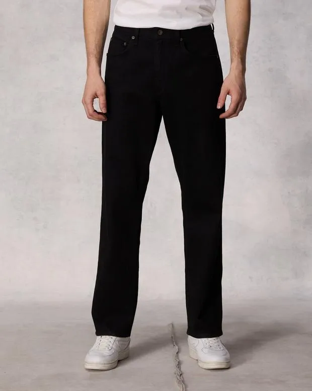 Men Jeans Rag and Bone Fit 4 Straight Fit Jean Authentic Stretch Denim Black
