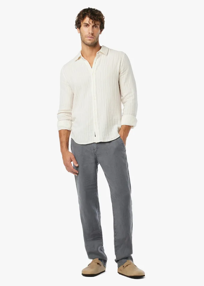 Men Joe8217s Jeans EMERSON LINEN PANT Smoke Special Inseams