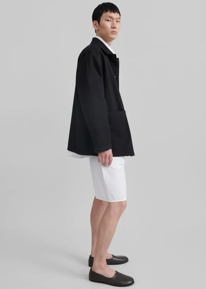 Men Julien Utility Jacket 8211 Black The Frankie Shop Outerwear