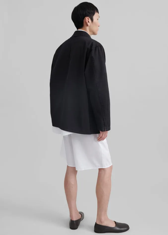 Men Julien Utility Jacket 8211 Black The Frankie Shop Outerwear