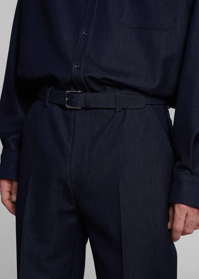 Men Mason Trousers 8211 Indigo The Frankie Shop Bottoms