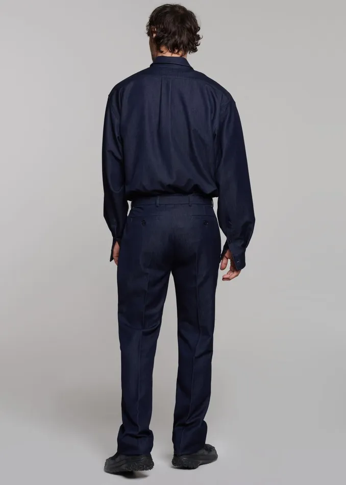 Men Mason Trousers 8211 Indigo The Frankie Shop Bottoms