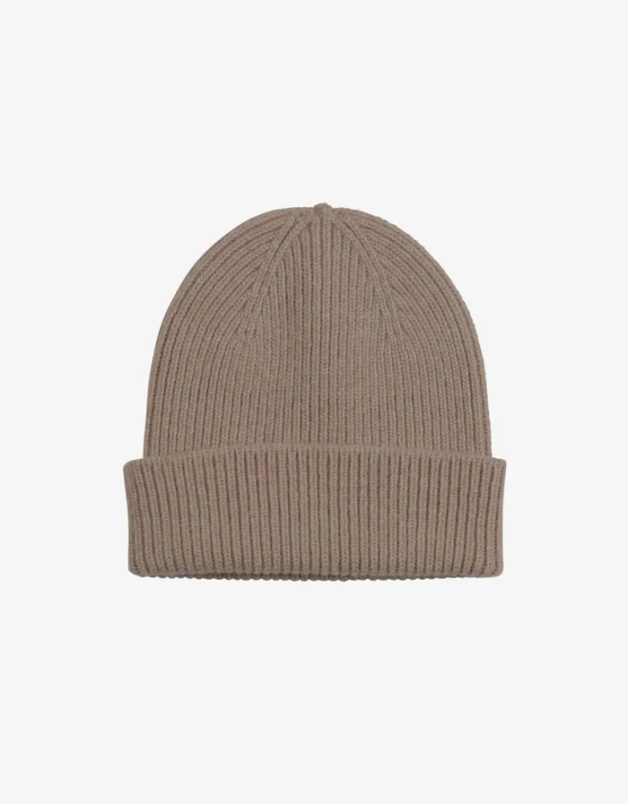 Men Merino Wool Beanie Warm Taupe Colorful Standard Beanies