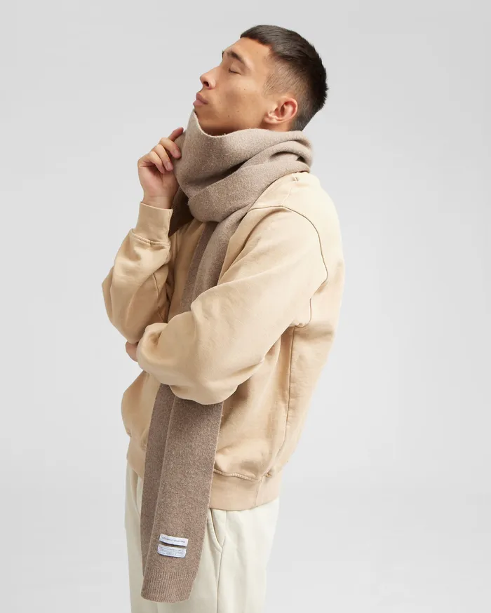 Men Merino Wool Scarf 8211 Lava Grey Scarves Colorfulstandard