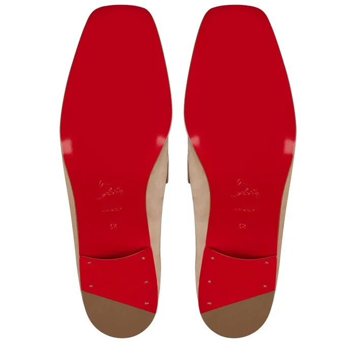 Men MJ Moc 40 Mm Loafers 8211 Nubuck Calf Leather 8211 Lionne Christian Louboutin Loafers and Moccasins