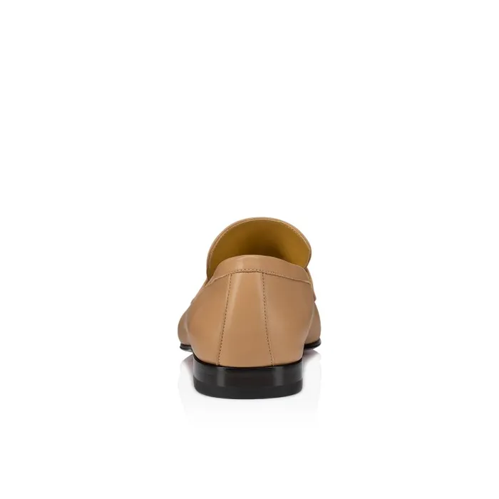 Men MJ Moc Loafers 8211 Calf Leather 8211 Cuoio Christian Louboutin Loafers and Moccasins
