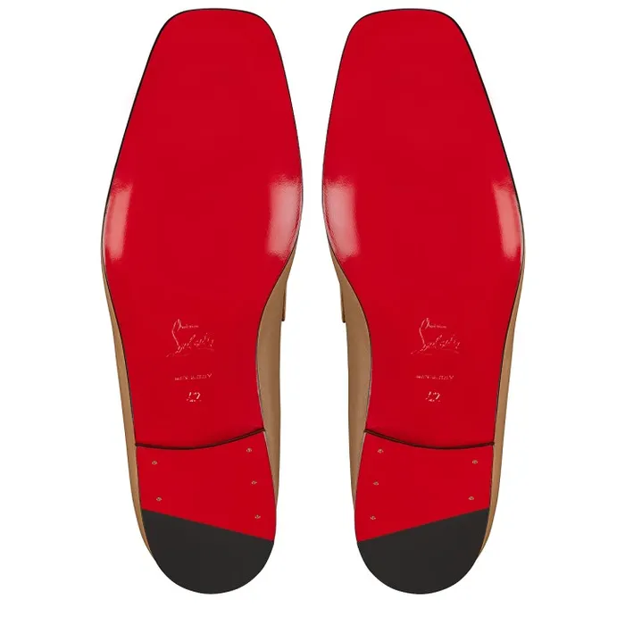 Men MJ Moc Loafers 8211 Calf Leather 8211 Cuoio Christian Louboutin Loafers and Moccasins