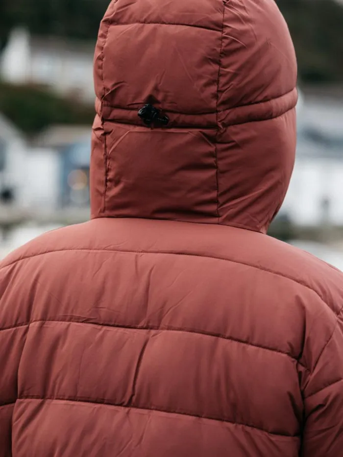 Men Nebulas Insulated Jacket Dark Rosewood Finisterre Jackets Coats and Gilets