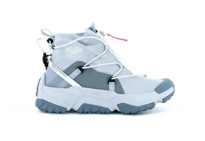 Men OFFGRID HI ZIP WATERPROOF Glacier Grey PALLADIUM Sneakers