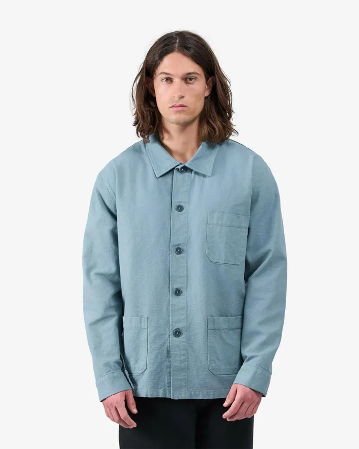 Men Organic Workwear Jacket Cedar Brown Colorful Standard Workwear Jackets