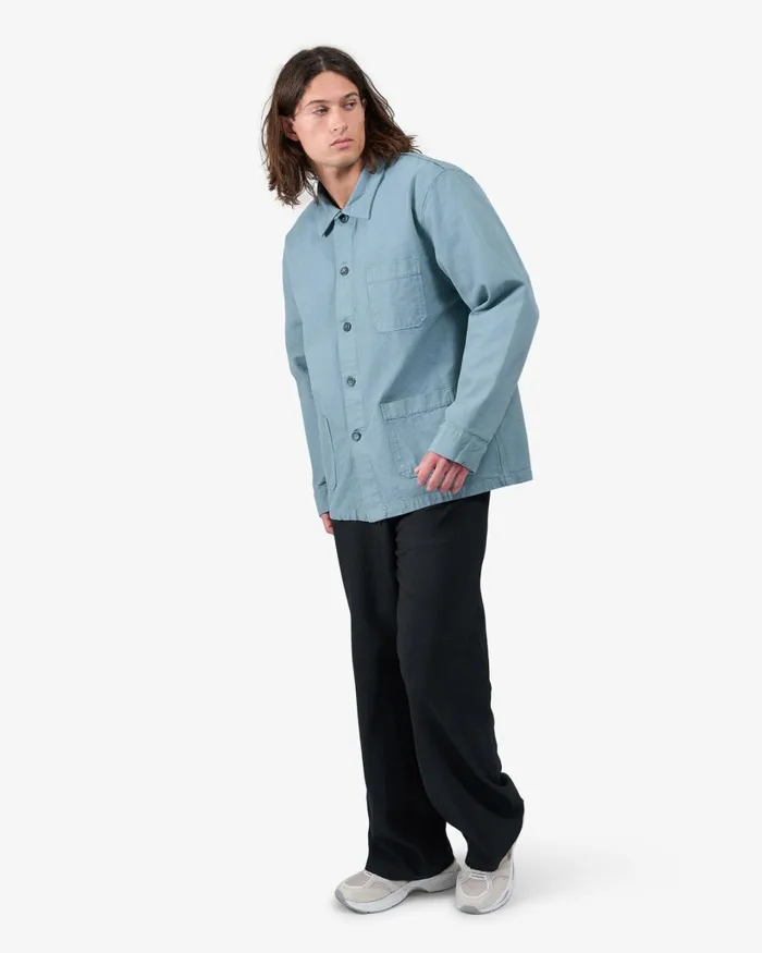 Men Organic Workwear Jacket Cedar Brown Colorful Standard Workwear Jackets