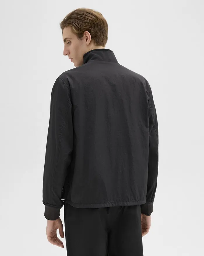 Men Outerwear Theory Blouson ZipUp Jacket Black