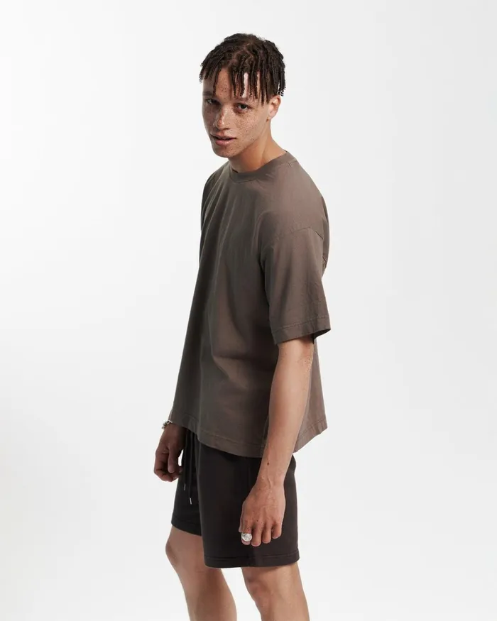 Men Oversized Organic TShirt Faded Pink Colorful Standard TShirts