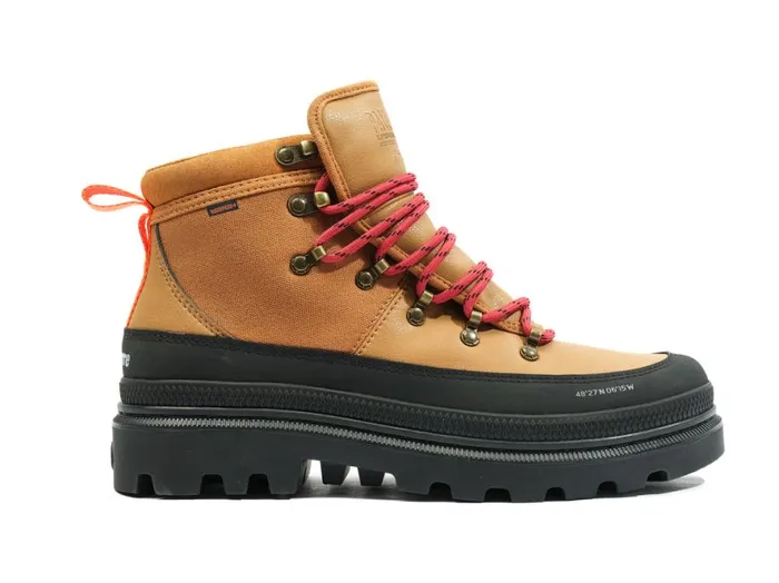 Men PALLATROOPER HIKER WP X FINISTERRE Apple Cinammon PALLADIUM Boots