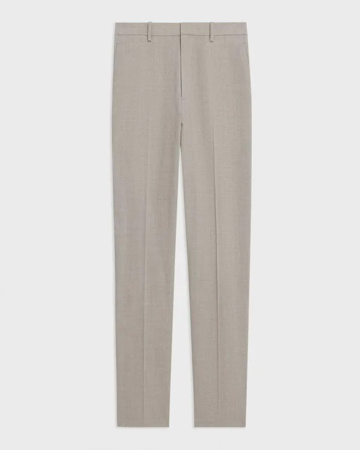 Men Pants Theory Mayer Pant In Stretch Wool Sand Melange