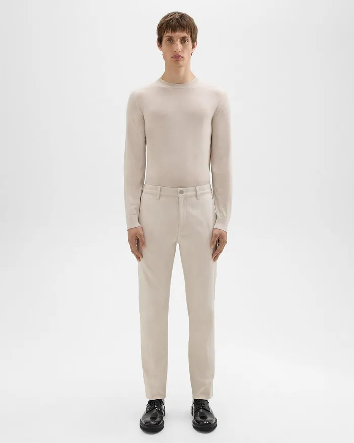 Men Pants Theory Zaine Carpenter Pant In Stretch Cotton Canvas Sand