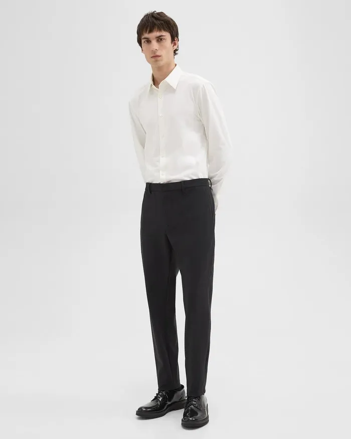 Men Pants Theory Zaine Pant In Precision Ponte Black