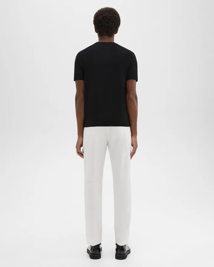 Men Pants Theory Zaine Pant In Stretch Cotton White