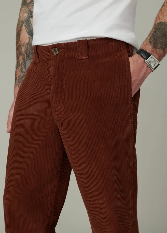 Men Pants Trousers Joe8217s Jeans RELAXED CORD TROUSER 32quot Mocha Bisque